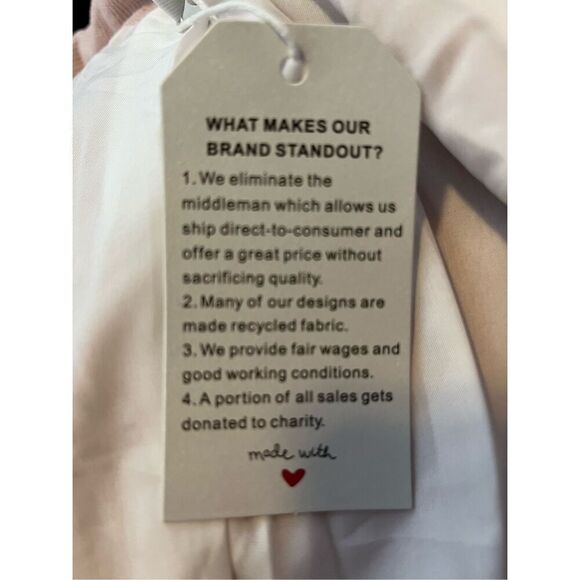 BRAND NEW - Just Fashion Now Women’s M Tweed Open Front Blazer Pink Fully lined - Picture 5 of 8